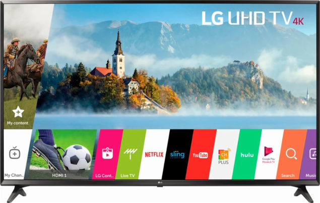 Pantalla Smart 4K LG 49 pulgadas 49UJ6300