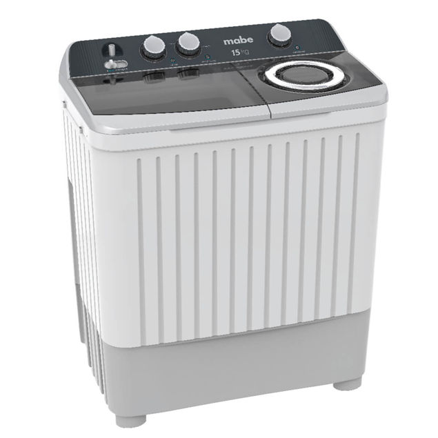 Lavadora Semiautomática Mabe 15KG LMD5124PBAB0